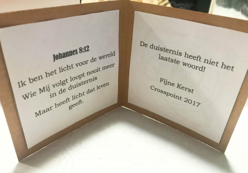 Buiten al de feestelijkheden van menselijke aard, mogen we niet vergeten waar het met Kerst om draait.